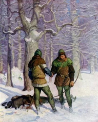 Illustration for The Black Arrow by Robert Louis Stevenson